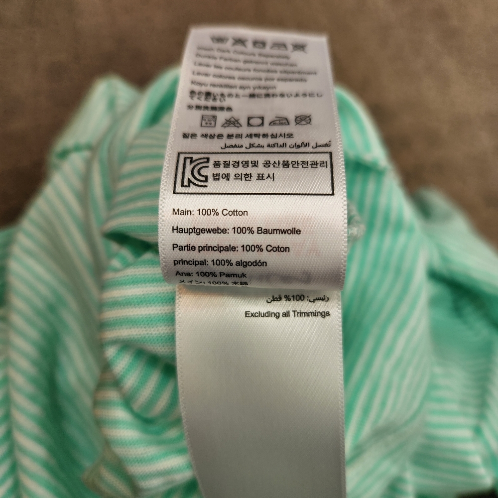 Joules Striped Carley Print Short Sleeve Classic Crewneck T Shirt Womens Size 14 - Picture 7 of 8